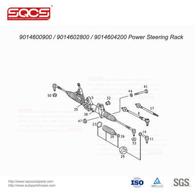 Power Steering Rack for Mercedes Benz Sprinter W901 NO 9014602800 9014600900