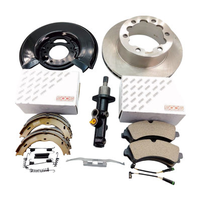 Car Fitment Mercedes-Benz SQCS OE 9064200420-2 Auto Parts Brake Shoes Set Rear with Repair Kit Shipping Air Sea Express Delivery