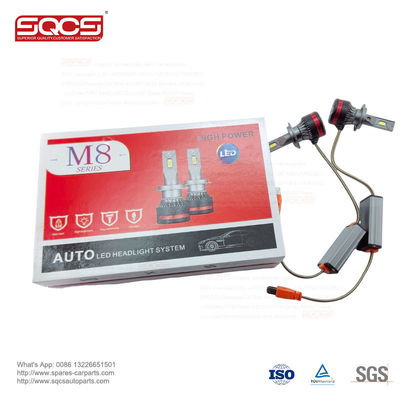 LED Headlight M8 PRO 60W 6500K Auto Lighting Range 200M for H1 H3 H7 H4 H13 H11 9005 880 9006 9V-36V Year 2010-2015 OE No