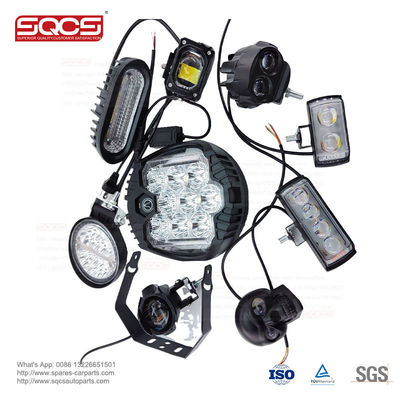 LED Car Headlight Bulbs H1 H3 H7 H11 9005 9006 9012 5202 880 H4 H13 9004 9007 469F12W 9-36V Monocular Spstlight 3570 Dual Colors