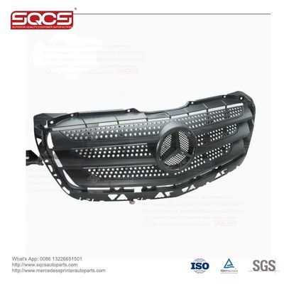 9068800785-1 Car Front Bumper Grill Emblem Black C204 Diamond Grille for Mercedes Benz Sprinter W906 2016-2018 OE 9068800785