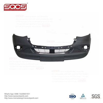 Mercedes Sprinter W907 W910 OE 9108858100 9108850000 Front Bumper With Bolt-On Attachment Type Black Paint Code Fog Light Hole