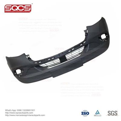 Mercedes Sprinter W907 W910 OE 9108858100 9108850000 Front Bumper With Bolt-On Attachment Type Black Paint Code Fog Light Hole