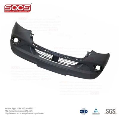 Mercedes Sprinter W907 W910 OE 9108858100 9108850000 Front Bumper With Bolt-On Attachment Type Black Paint Code Fog Light Hole