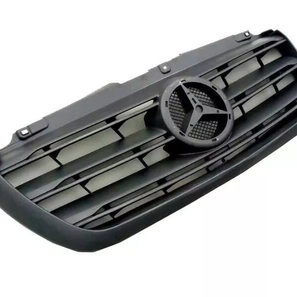 2012-2019 Mercedes Benz Sprinter Series 3 ABS Front Gloss Black Car Grill Single Line LED Design OE 9068800785 and Sleek