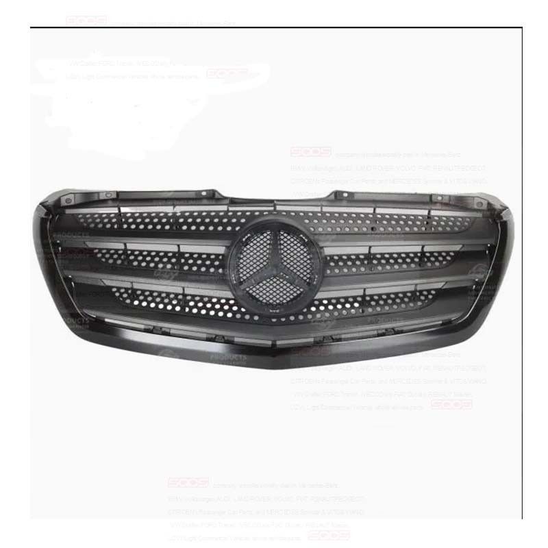 9068800785-1 Car Front Bumper Grill Emblem Black C204 Diamond Grille for Mercedes Benz Sprinter W906 2016-2018 OE 9068800785